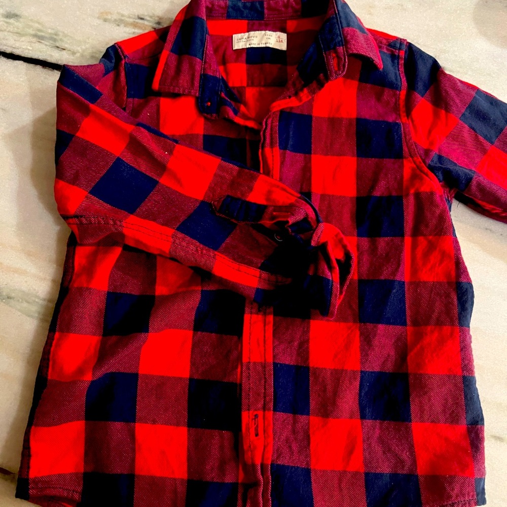 Zara boys size 6 shirt